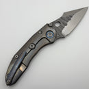 Pre-Owned Borka Blades Custom Rocker Cosmic Stitch w/ Rock Grind Blade & Backspacer w/ Blue Pivot Collars