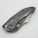 Pre-Owned Borka Blades Custom Rocker Cosmic Stitch w/ Rock Grind Blade & Backspacer w/ Blue Pivot Collars