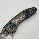 Borka Custom Stitch Ti2 Design Gambler w/ Serpent Rocked Blade/Backspacer