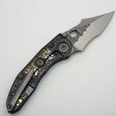 Borka Custom Stitch Ti2 Design Gambler w/ Serpent Rocked Blade/Backspacer
