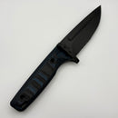 Medford Knife The Deep DLC Serrated 20CV w/ Blue and Black G-10 Handles and Black Kydex Sheath