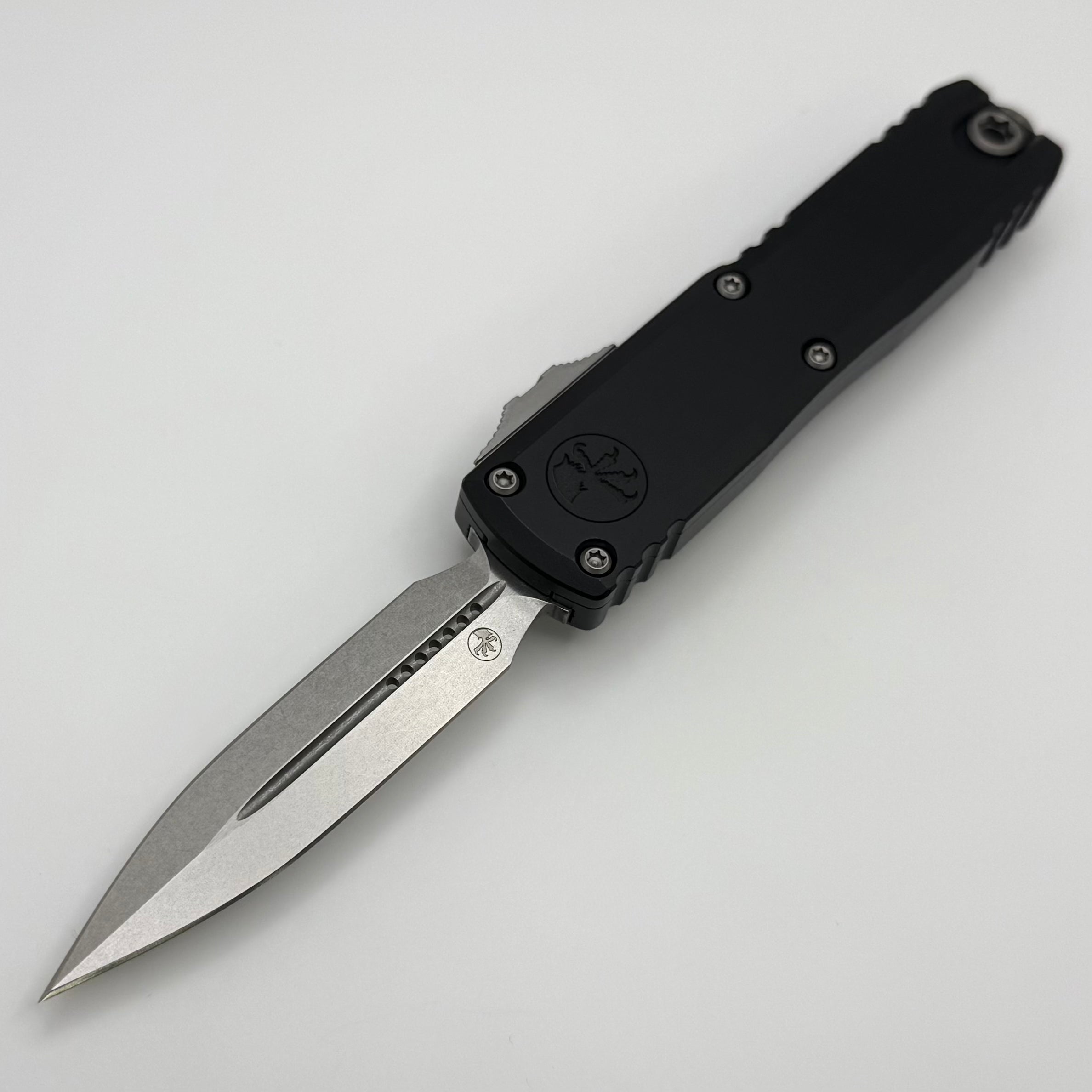 Microtech UTX-85 Gen III w/ Black Handle & Stonewash D/E M390MK 1232-1