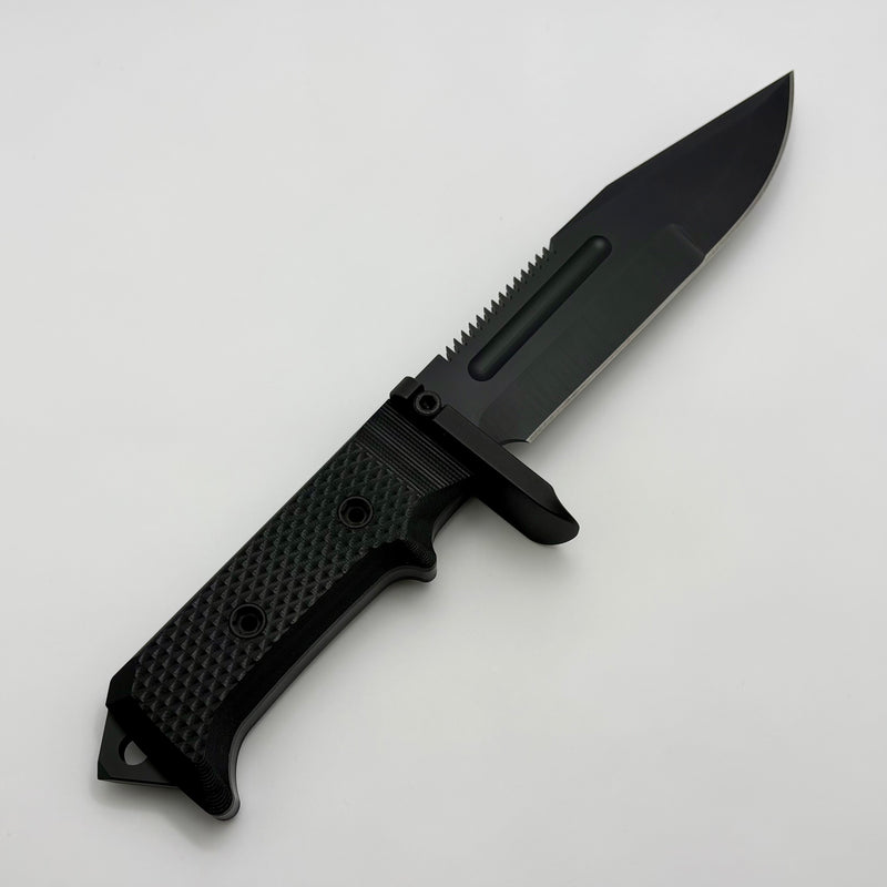 Medford USMC Raider DLC S45VN w/ Black G-10 Handles Fixed Blade Black