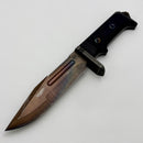 Medford USMC Raider Vulcan D2 Blade w/ Black G-10 Handles Fixed Blade Black Kydex Sheath