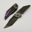Hypercut Dharma Manual Titanium Handles w/ World Breaker Camo Carbon Inlays & S45VN