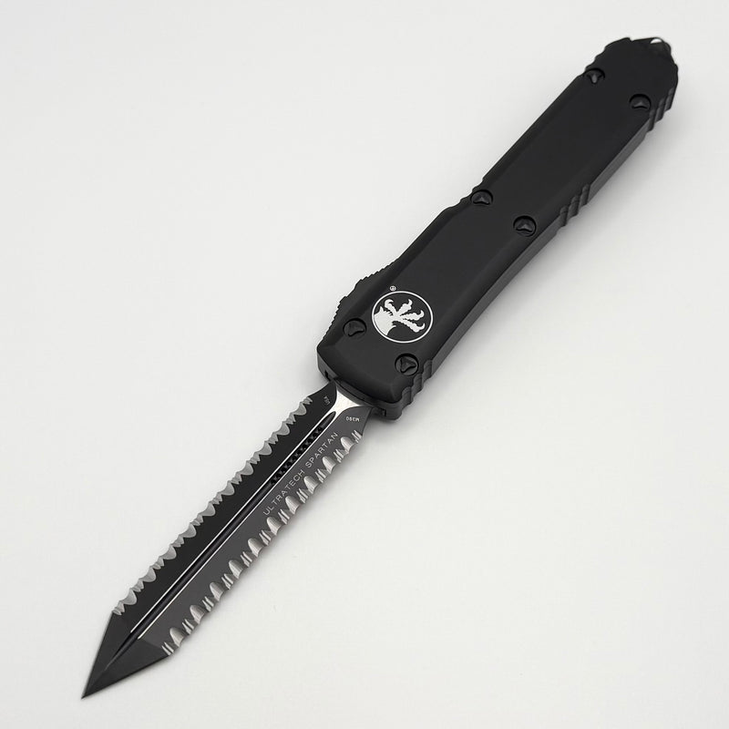 Microtech Ultratech Spartan Tactical Double Full Serrated 223-D3T (Con
