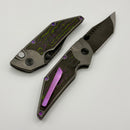 Hypercut Dharma Manual Titanium Handles w/ World Breaker Camo Carbon Inlays & S45VN