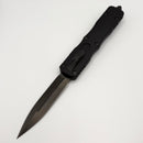 Microtech Dirac Delta Double Edge DLC Shadow Signature Series 227-1DLCTSH (Consignment)