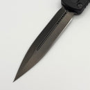 Microtech Dirac Delta Double Edge DLC Shadow Signature Series 227-1DLCTSH (Consignment)