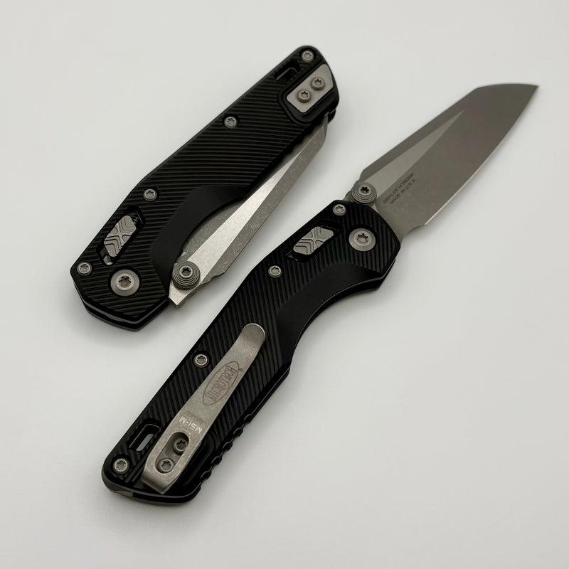 Microtech MSI RAM LOK Mini Black Fluted Aluminum Handles w/ Apocalypti