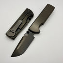 Chaves Knives N.T.A.K Black PVD Titanium Integral Handle w/ Magnetic Ti Inlays & Black PVD Drop Point M390