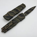 Microtech Luminary D/E Tiger Stripe Camo Signature Series 1270-1TSCS