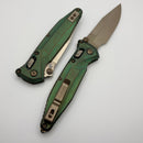 Microtech Socom Delta Ram-Lok w/ Antique Green Titanium Handles & Bronze M390MK 159RL-13SMS1