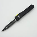 PRE-OWNED Microtech UTX-70 D/E Black MagnaCut w/ Aluminum Handle 147-1THQ