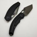 Kunwu Poon Padre Diamond Titanium PVD Handles w/ DLC S90V K706TO-T4