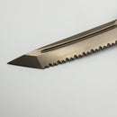 Pre-Owned Microtech Ultratech Geo Tan Camo Bronzed Low Polished Tanto Full Serrated Signature Series 123-15LPGETACS