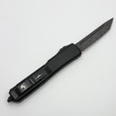 Pre-Owned Microtech Ultratech T/E Damascus Carbon Fiber 123-16CFS