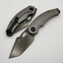 Kunwu Poon Padre Orange Peel Titanium Handles w/ DLC S90V K706TO-T2R