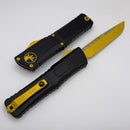 Microtech Knives Combat Troodon Gen III Black S/E w/ Corvette Yellow Accents 1143-1CYSK