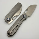Kunwu Diablo Diamond Titanium Handles w/ Satin Vanax K717T-1A