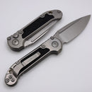 Microtech Marfione Select LUDT Gen III Titanium Textured Inlaid Handles w/ Bronze Accents & Stonewash S/E 1135-10MS8