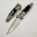 Marfione Select Microtech Socom Ram-Lok Titanium Textured Inlaid Handles w/ Flamed Accents & Spear Point Stonewash M390MK 160RL-10SMS5