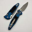 Marfione Select Microtech Socom Ram-Lok w/ Antique Blue Textured Inlaid Titanium Handles & Spear Point Apocalyptic M390MK 160RL-10APSMS1