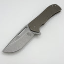Doc Shiffer Custom Field Grade Recon Folder w/ Bronze Titanium Handles & AEB-L Blade (Consignment)