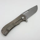 Doc Shiffer Custom Field Grade Recon Folder w/ Bronze Titanium Handles & AEB-L Blade (Consignment)