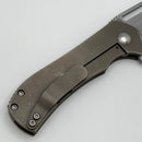 Doc Shiffer Custom Field Grade Recon Folder w/ Bronze Titanium Handles & AEB-L Blade (Consignment)