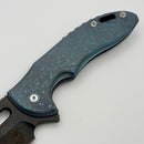 Mechforce Knives Sentry Rick Lala Collab PVD Black Scroll Pattern Titanium & PVD Black M390 (In House Modified)