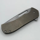 Doc Shiffer Custom Field Grade Recon Folder w/ Bronze Titanium Handles & AEB-L Blade (Consignment)
