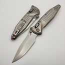 Marfione Select Microtech Socom Ram-Lok Titanium Frag Handles w/ Purple Accents & Spear Point Stonewash M390MK 160RL-10FRSMS4