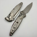 Marfione Select Microtech Socom Ram-Lok Titanium Frag Handles w/ Purple Accents & Spear Point Stonewash M390MK 160RL-10FRSMS4