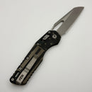 Microtech Knives MSI RAM LOK Black Polymer USA Flag & Full Serrated M390MK Apocalyptic 210T-12APPMFLAG