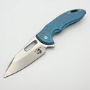 Mechforce Knives Sentry Rick Lala Collab PVD Black Scroll Pattern Titanium & M390 (In House Modified)