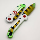 Microtech Knives LUDT Gen III Smooth Handle Ghost Busters Caution Tape Tanto NCB Exclusive Signature Series 1136S-1GBS-XGB One Per Household