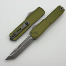 Microtech UTX-70 Gen IV w/ OD Green Handle & Apocalyptic T/E M390MK 11494-10APOD