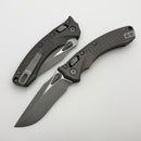 Microtech Amphibian Mini RAM LOK Natural Clear Frag Aluminum & Apocalyptic M390MK 137MRL-10APFRNC