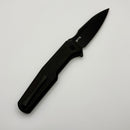 We Knife Dressytak Black Titanium handle w/ Black Stonewashed M390 Blade WE25059-1