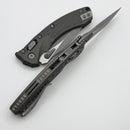 Microtech Amphibian Mini RAM LOK Natural Clear Frag Aluminum & Apocalyptic M390MK 137MRL-10APFRNC