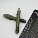 Marfione Custom Siphon Pen II Antique Green Titanium w/ Bronze Satin Ti Lever & Bronze Polished Ti Hardware