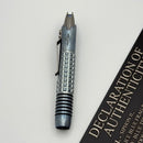 Marfione Custom Siphon Pen II Titanium Ice Blue w/ Blue Accents