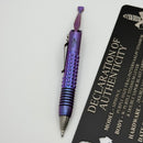 Marfione Custom Siphon Pen II Titanium Purple Haze Frag w/ Purple Accents