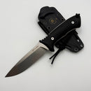 Spartan Blades Linden Black GFN Handle w/ Stonewashed Elmax Blade SBEU2SWKYBK