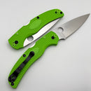 Spyderco Native Chief Lightweight Salt w/ Green FRN Handles & LC200N C244PGR
