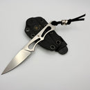 Spartan Blades Willow Stonewashed Elmax Blade w/ Black Kydex Sheath SBEU1SWKYBK