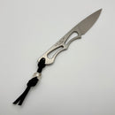 Spartan Blades Willow Stonewashed Elmax Blade w/ Black Kydex Sheath SBEU1SWKYBK