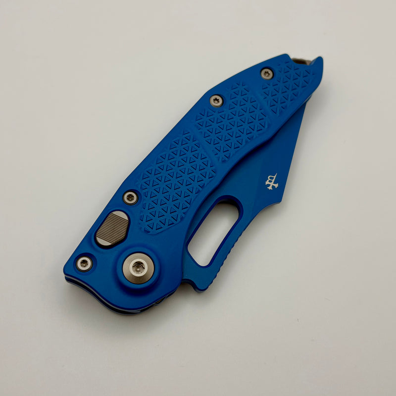 Microtech Borka Stitch Auto Cerakote Blue Signature Series 169-1BL-X1Z