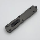 Microtech Dirac Delta Double Edge Black Tactical Partial Serrated w/ Natural Clear Handle 227-2NC
